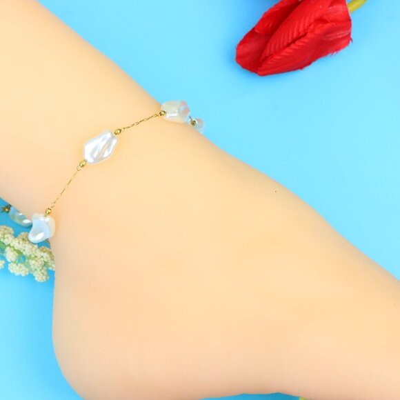 Elegant Handmade Anklet – Perfect for Women & Girls | Ideal Gift Option, DYC1268 - Picture 4 of 7
